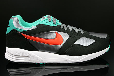 Nike Air Base 2 Cool Grey Team Orange Black Atomic Teal