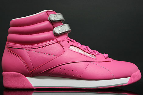 Reebok Freestyle Hi Int Brights Hot Lips