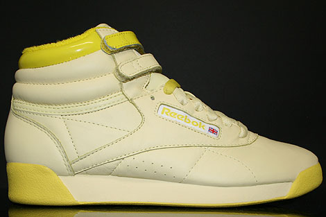 Reebok Freestyle Hi Intl Pastel Yellow